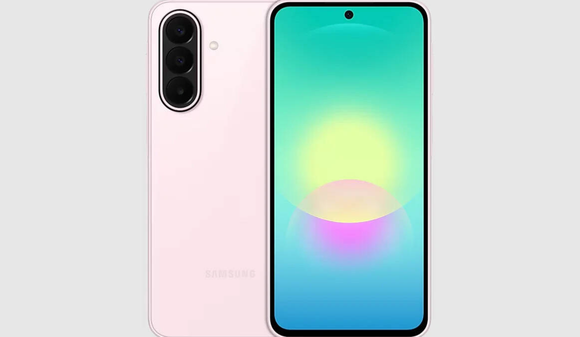 Смартфон Samsung Galaxy A27 спереди и сзади с тремя камерами