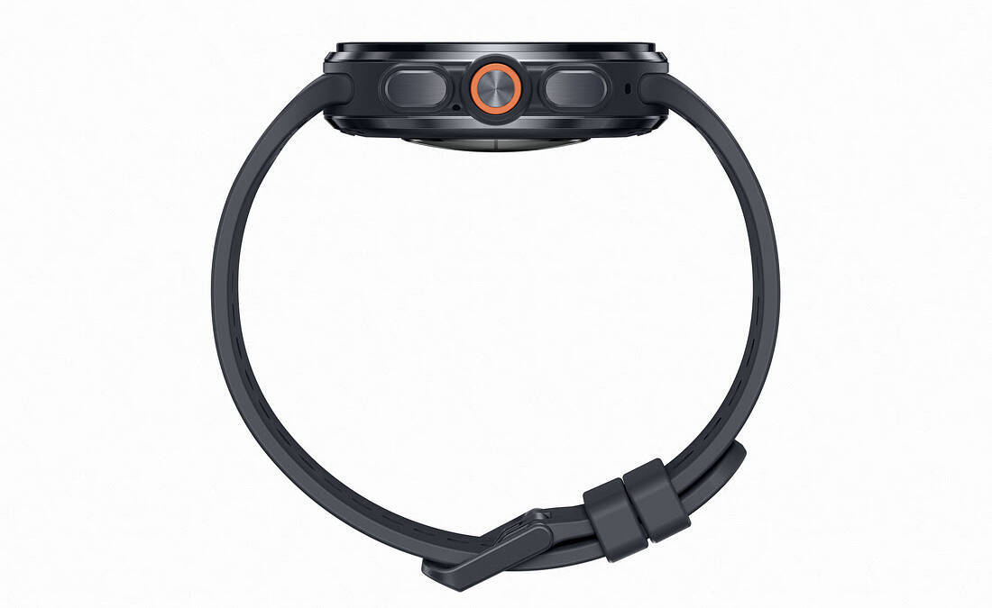 Часы Samsung Galaxy Watch Ultra 2 с черным ремешком