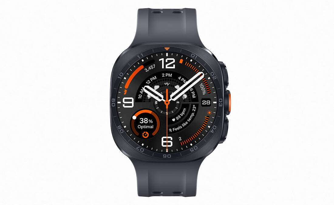 Интеллектуальные часы Samsung Galaxy Watch Ultra 2 черный с оранжевыми кнопками
