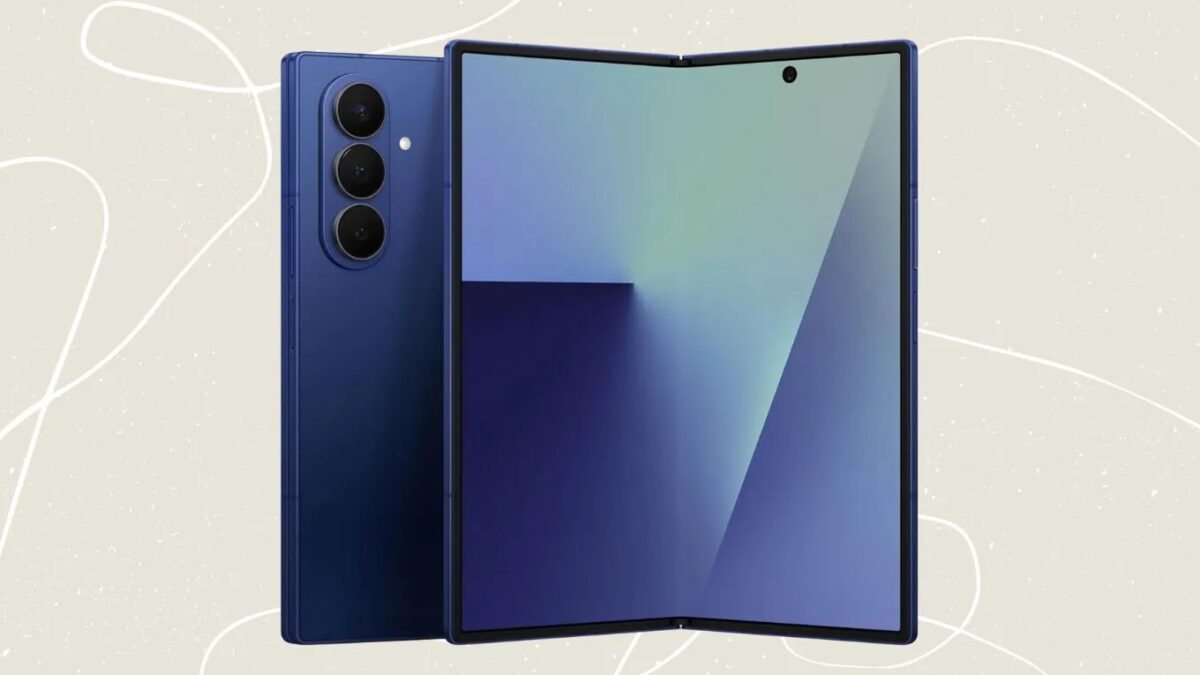 Складной смартфон Samsung Galaxy Fold в открытом виде