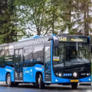 Автобус КамАЗ-4290 на маршруте в область