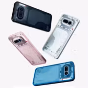Фрагменты корпуса Nothing Phone 4b в разноцветных цветах