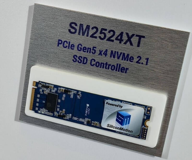 SSD Controller PCIe Gen5 NVMe 2.1 Silicon Motion