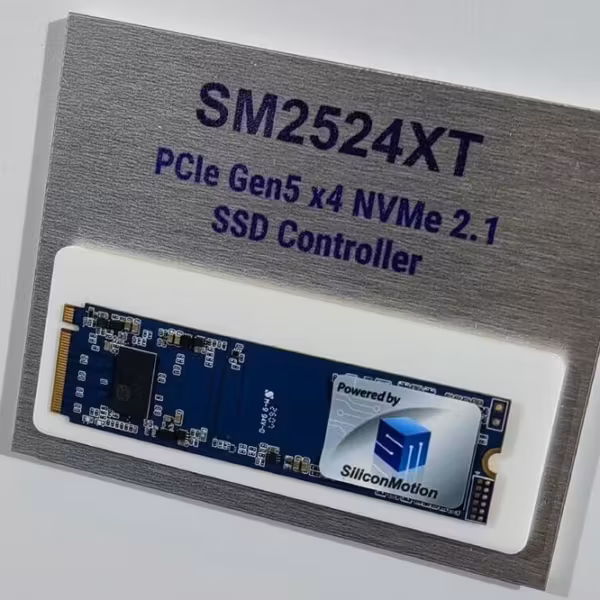 SSD Controller PCIe Gen5 NVMe 2.1 Silicon Motion