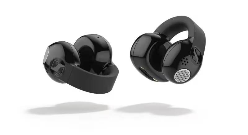открытые беспроводные наушники Sennheiser Accentum Clip черные