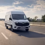 Фургон Sollers SF5 движется по дороге