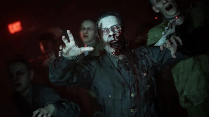 Живая зомби с кровавым лицом Resident Evil Veronica