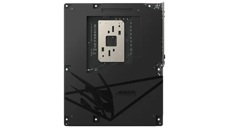 Материнская плата Gigabyte B850 Aorus Elite X3D с портами и слотом для процессора