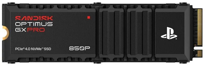 SSD-накопитель Sandisk Optimus GX PRO 850P 8 ТБ в черном корпусе