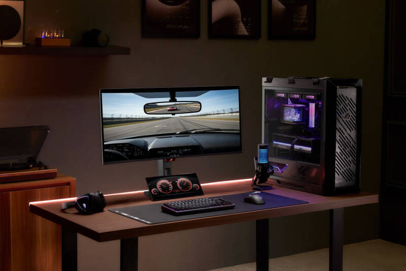 Настольный компьютер с монитором Asus ROG Strix OLED XG34WCDMS
