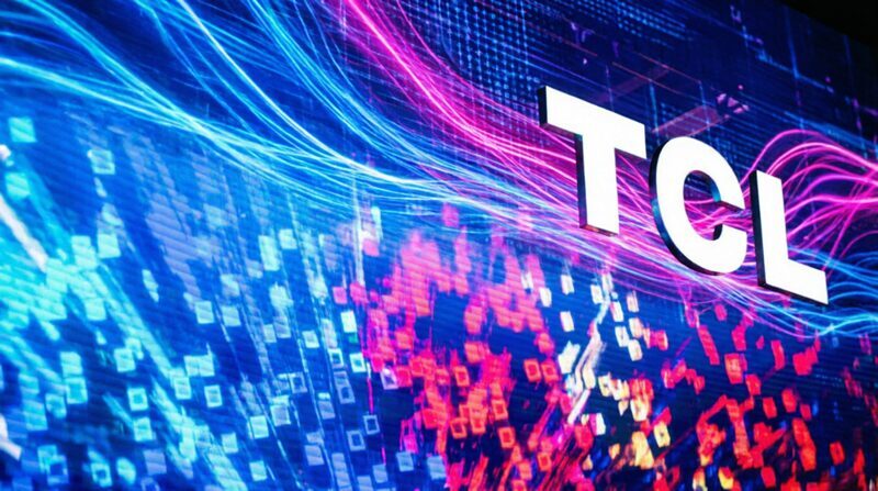 ТВ TCL с голосовым управлением Gemini светлый дисплей