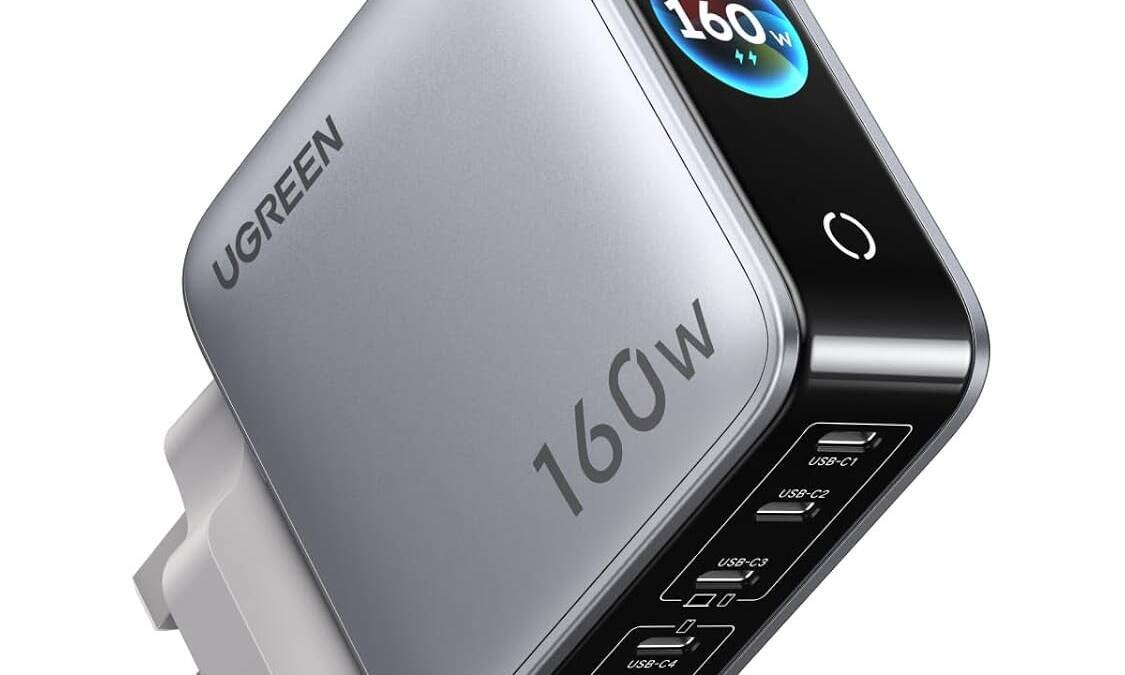 Зарядное устройство Ugreen Nexode Pro 160W белый дизайн