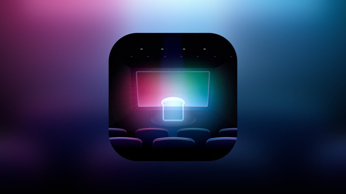 внутри кинотеатра на Vision Pro app Theater