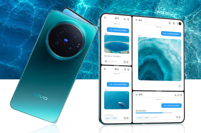 Складной смартфон Vivo X Fold6 с дисплеями и камерой