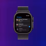 Умные часы Apple Watch показывают уведомления Telegram