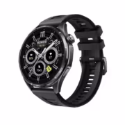 Смарт-часы HONOR Watch 6 черные с циферблатом с аналоговыми часами