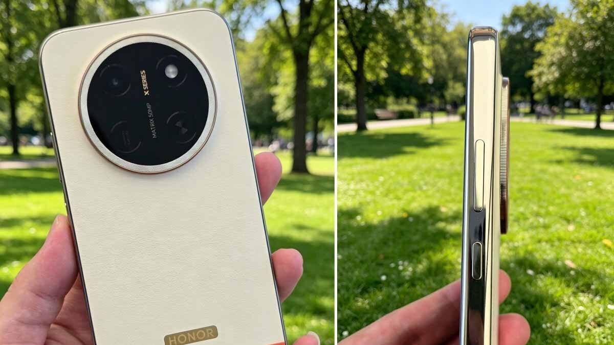 Задняя панель смартфона Honor X80 Pro Max с круглой камерой
