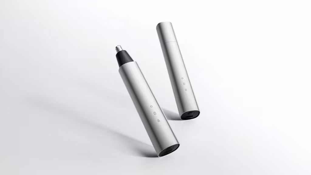 Два триммера для носа Xiaomi Mijia USB-C серые