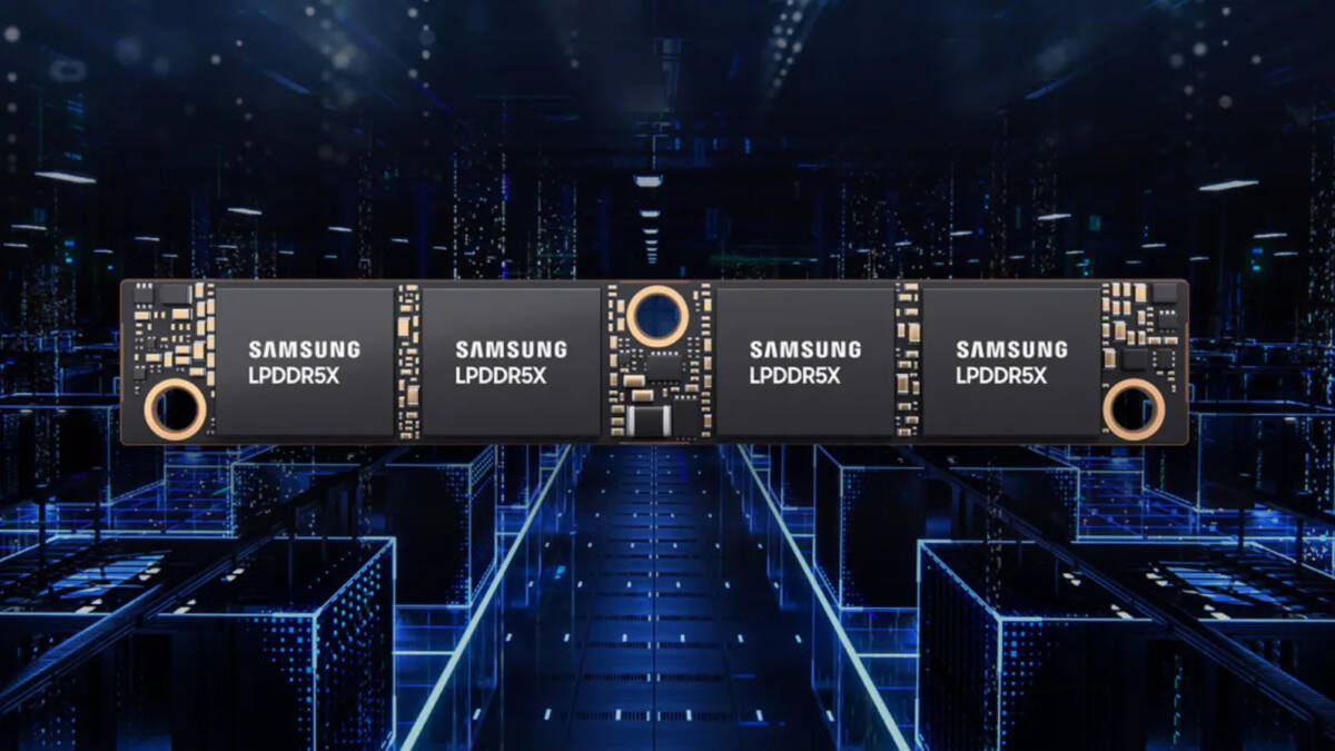 Модуль памяти Samsung LPDDR5X для серверов и ПК