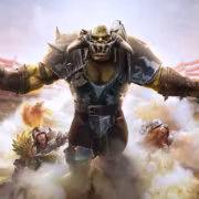 Slitherine выкупила лицензию Warhammer Blood Bowl у Nacon 3 Группа орков в арене Blood Bowl играют с мячом на поле