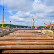 Тоннель для Троицкой линии Москвы, строительные работы