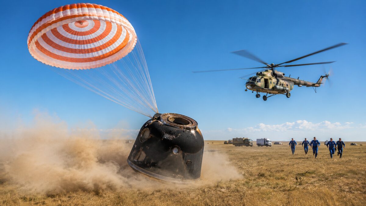 16,5 тыс. км за три часа: как «Союз МС-28» сядет в Казахстане
