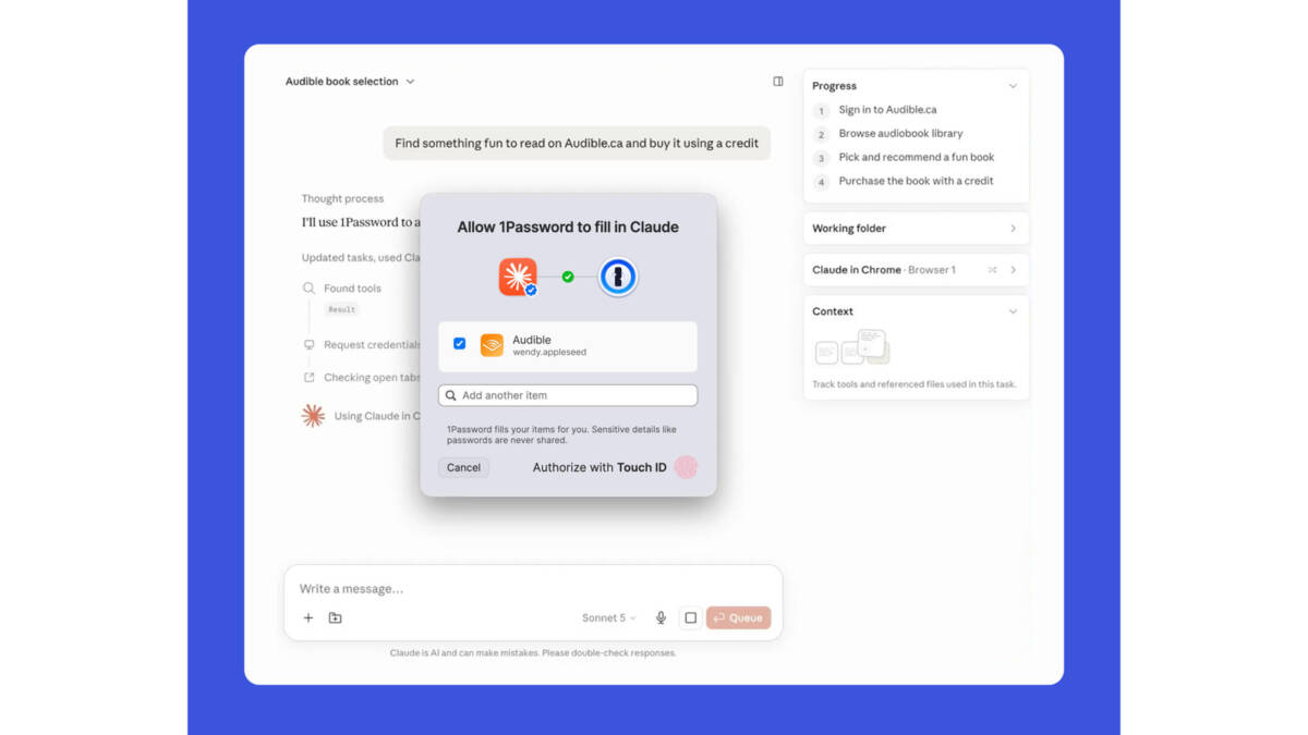1Password пустит Claude к паролям, но не отдаст их Anthropic