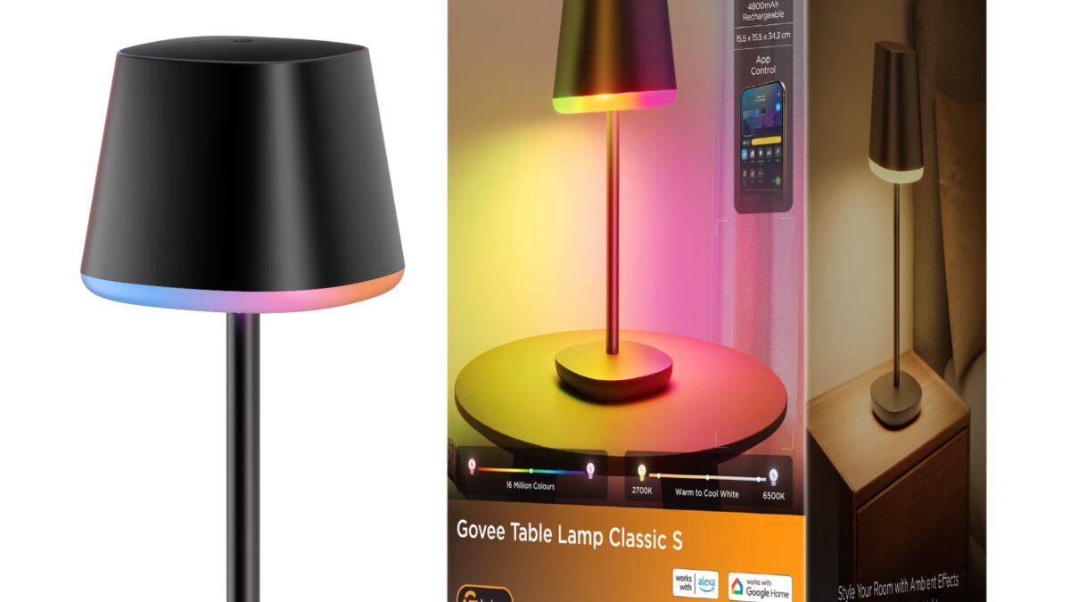Современный торшер Govee Table Lamp Classic S у стены