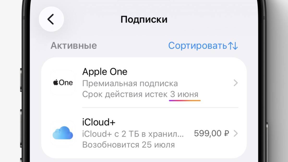 3 месяца без оплаты. Подписки App Store в России у части пользователей не отключаются 4 Подписки iPhone в разделе подписки, отображается Apple One и iCloud+