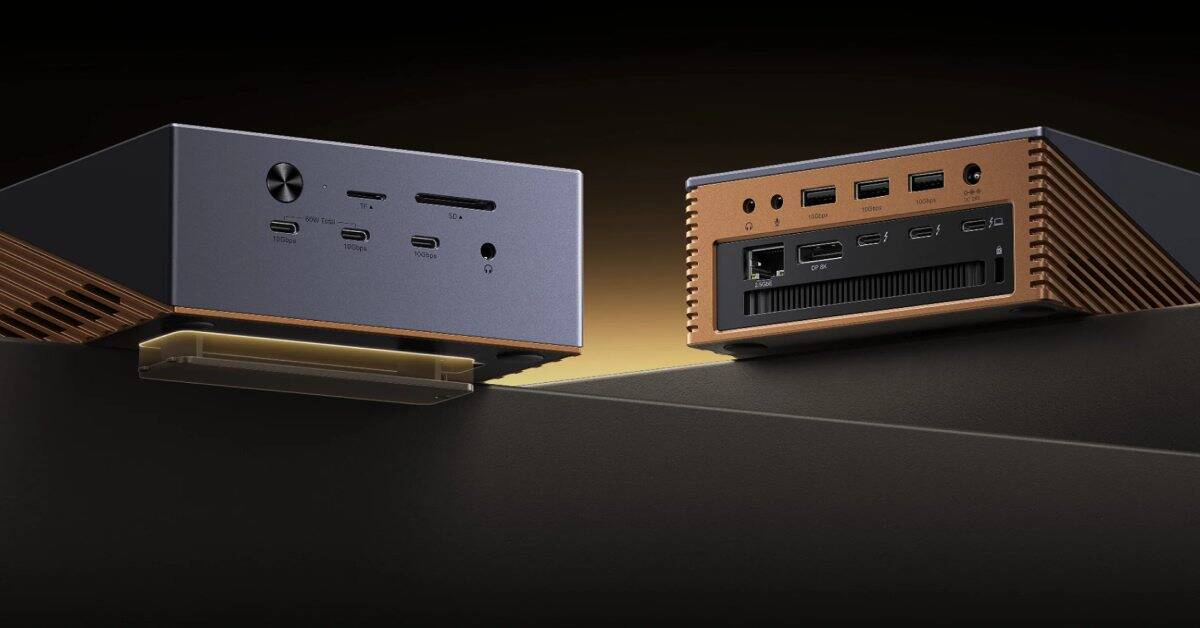 7 док-станций Thunderbolt 5, которые тянут 8K, 140 Вт и быстрые SSD 1 Компьютерный блок, порты, интерфейсы, дисководы, вентиляция