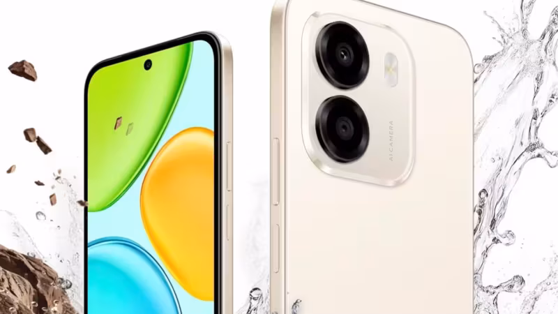Смартфон Honor X6e с двумя камерами и дисплеем