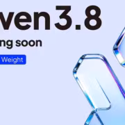 Alibaba показала 2,4-триллионную Qwen3.8 и пообещала открыть её веса 1 Объявление о выходе Qwen3.8 с логотипом и графическими элементами