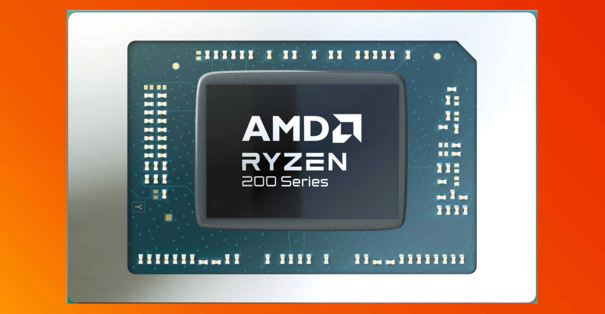 AMD выпустила 11 процессоров Ryzen 200 и 100, но до Zen 5 они не добрались 2 Видеокарта с надписью AMD Ryzen 200 Series