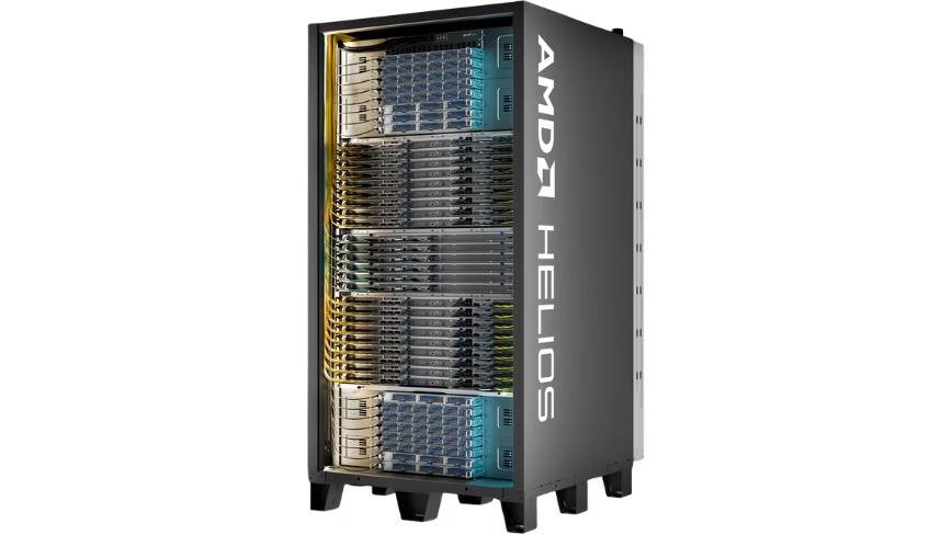 AMD вывела Helios против Nvidia. Microsoft, Meta и OpenAI уже в списке клиентов 3 сервер AMD Helios с множеством телеков
