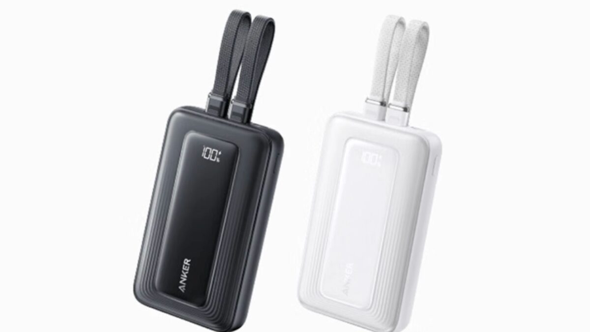 Портативное зарядное устройство Anker PowerCore 20000 с дисплеем и кабелями