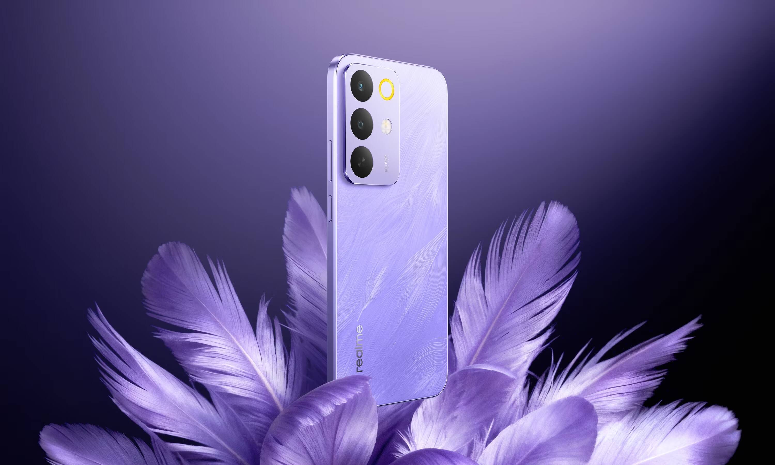 Смартфон realme P4 с четырьмя камерами и светящимся кольцом
