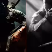 Два вооружённых человека с пистолетами и ножами Call of Duty