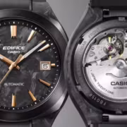Casio выпустила часы Edifice EFK-200 с автоматическим механизмом 6 Часы Casio Edifice EFK-200 с автоматическим механизмом отображение циферблата и задней крышки