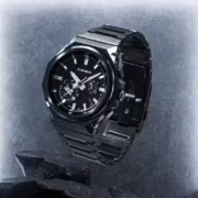 Черные часы Casio G-Shock G-Steel с металлическим браслетом