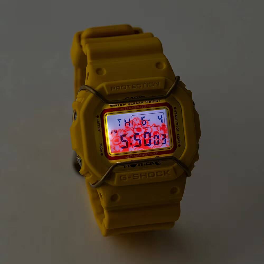 Цифровые часы G-Shock Casio по Mother 3 желтый цвет
