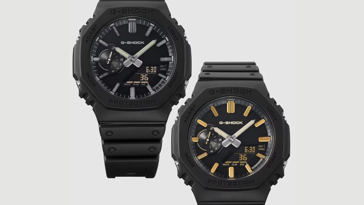 Casio выпустила в США 4 черные часы G-Shock 2100 с матовым циферблатом 3 Два черных шаровидных часов G-Shock 2100 с матовым циферблатом