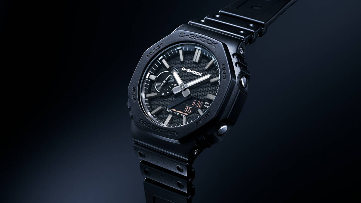 Casio выпустила в США 4 черные часы G-Shock 2100 с матовым циферблатом 2 Чёрные часы G-Shock 2100 с матовым циферблатом