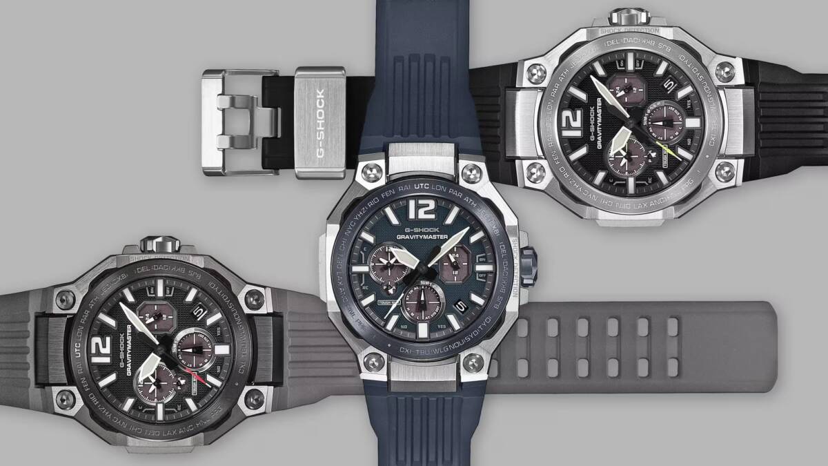Casio вывела в США три модели GravityMaster GWR-B3000 от $880 5 Три модели часов Casio GravityMaster GWR-B3000 в различном дизайне