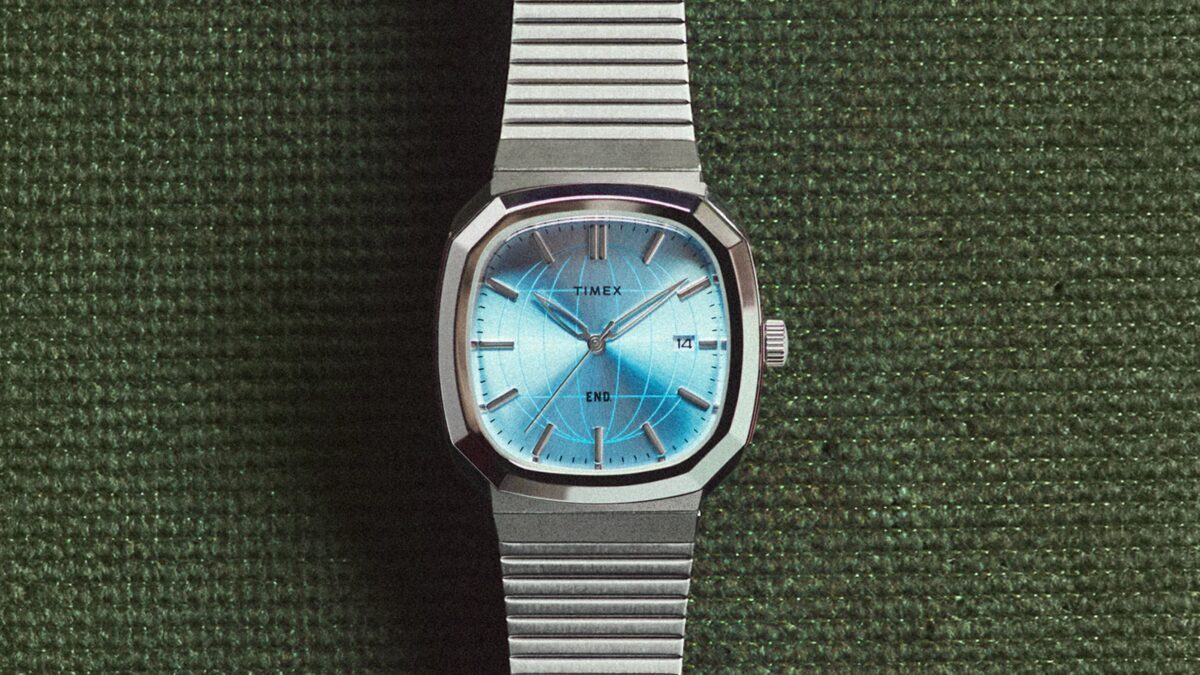 Часы Timex 1981 Reissue вышли с ледяным циферблатом и корпусом 35 мм 3 часы Timex 1981 Reissue с ледяным циферблатом и металлическим браслетом