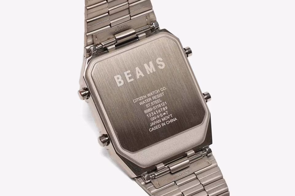 Часы Citizen Ana-Digi Temp выйдут в версии с BEAMS 5 Часы Citizen Ana-Digi Temp с маркировкой BEAMS на задней крышке