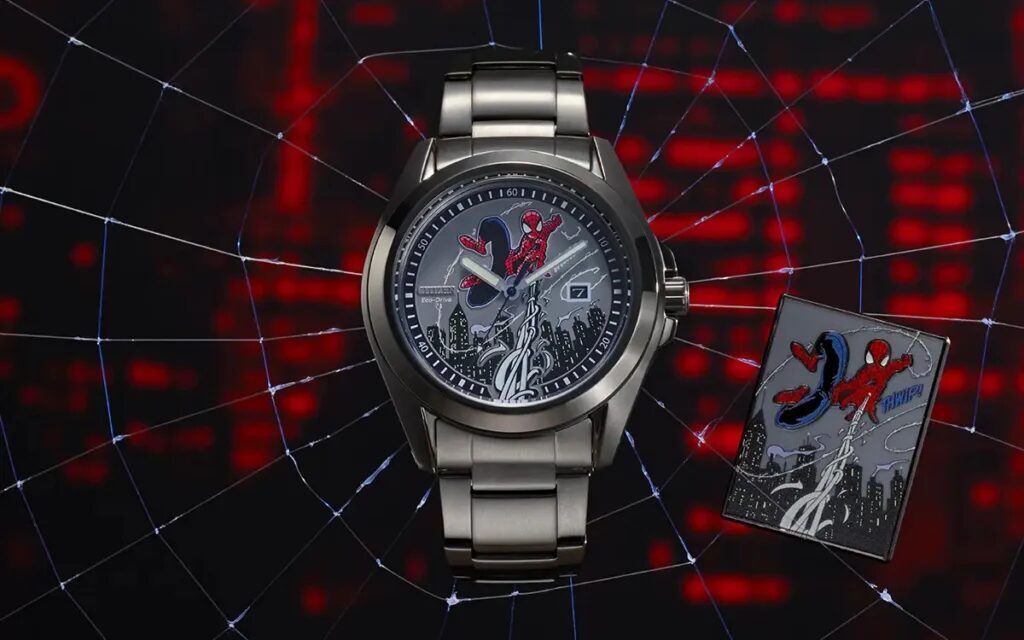 Citizen представила часы AW1437-61W по мотивам Spider-Man