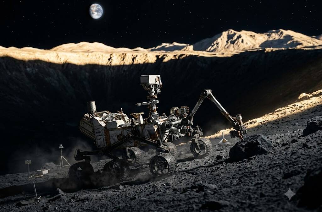 ESA ищет роботов для тёмных кратеров Луны, которым не нужны команды с Земли