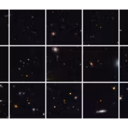 Массив из 20 изображений космических объектов телескоп «Эвклид»