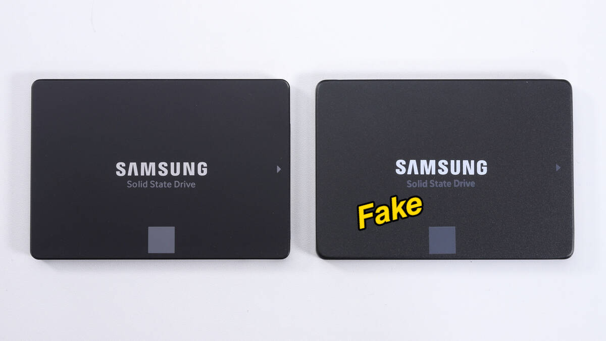 120 ГБ и конец: фейковый SSD Samsung 870 EVO маскируется под оригинал и умирает при записи 2 Два SSD Samsung 870 EVO, один настоящий и один поддельный, с маркировкой