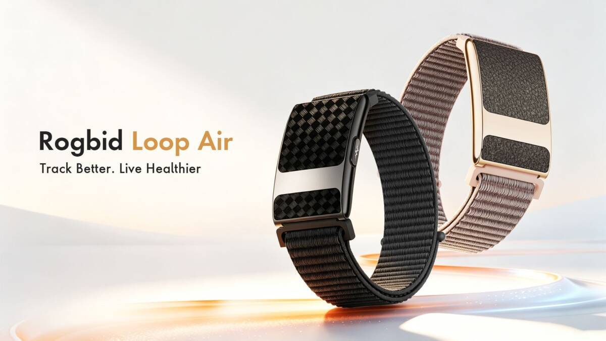 Фитнес-браслет Rogbid Loop Air два в одном дизайн